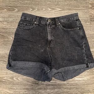 Black RSQ Denim Shorts